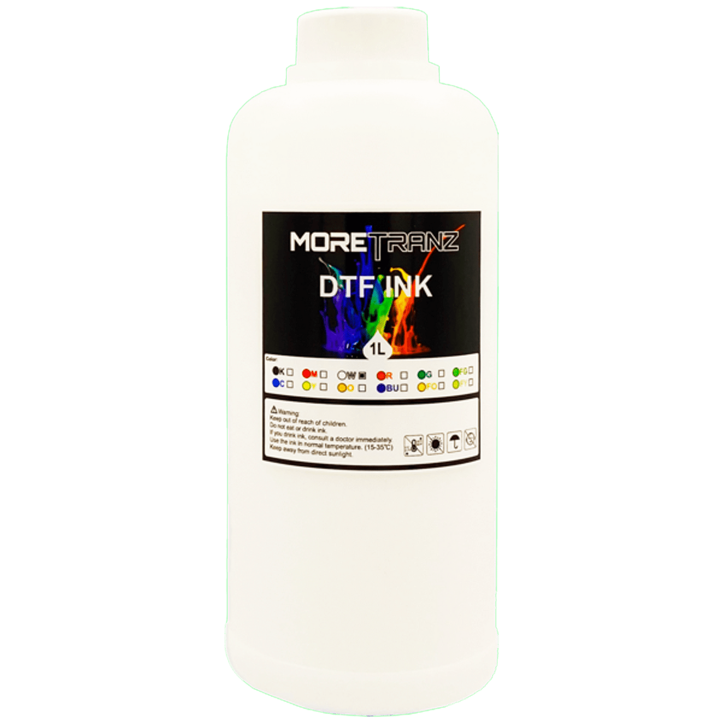 InkBank 5600 White DTF Ink - Private Label - Transfers by MoreTranz