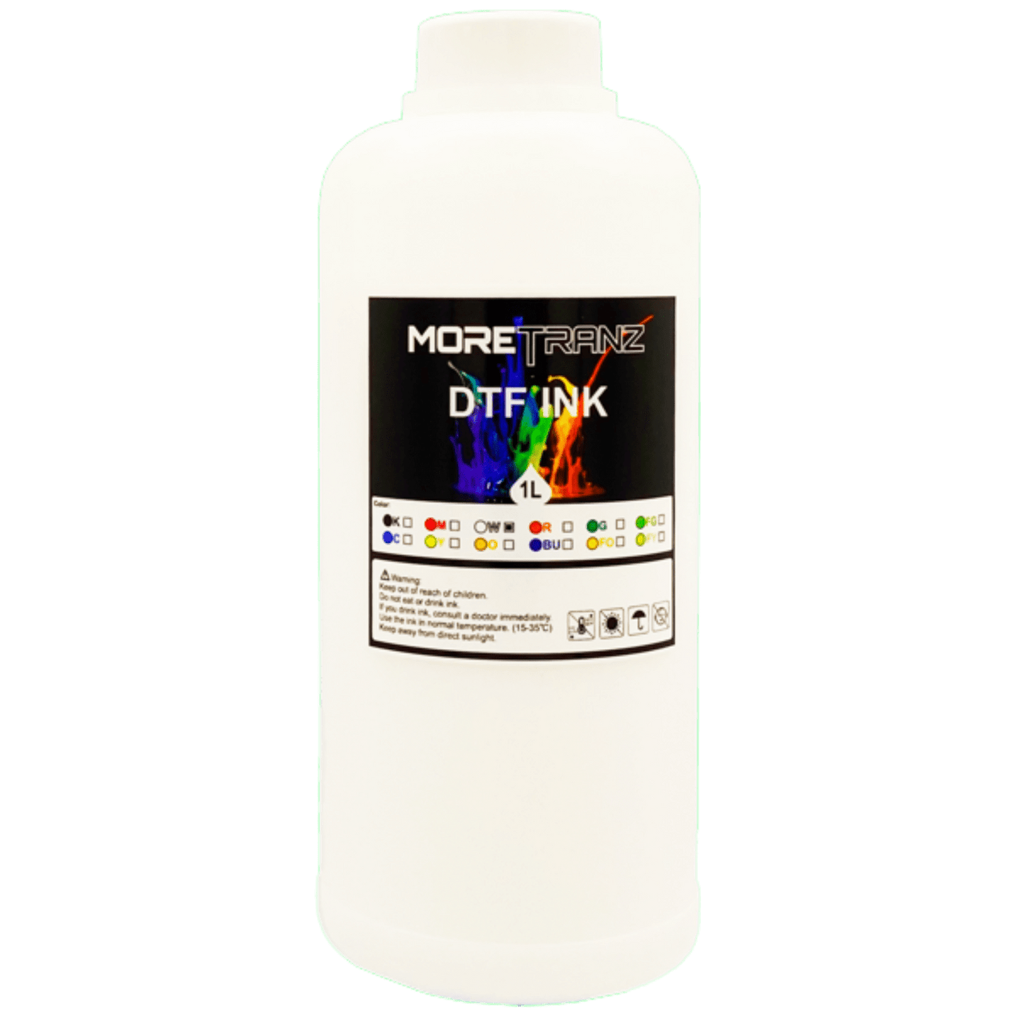 InkBank 5600 White DTF Ink - Private Label - Transfers by MoreTranz