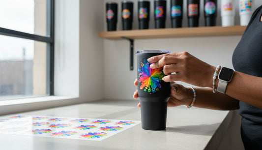 Custom UV DTF Decals for Tumblers: The 2026 Professional Branding Guide - Transfers by MoreTranz