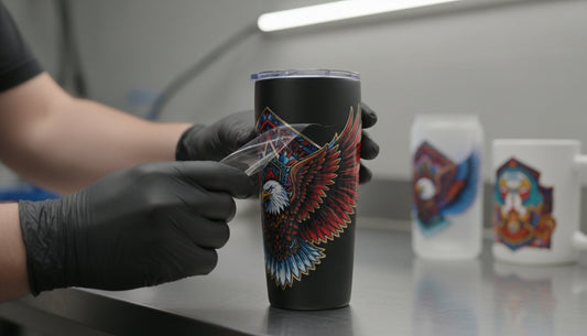 UV DTF Cup Wraps: The Industrial-Grade Guide to Custom Drinkware Decals - Transfers by MoreTranz